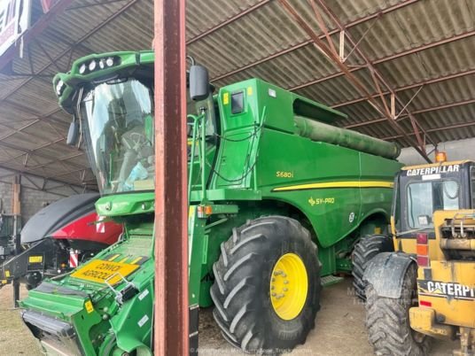 Moissonneuse-batteuse John Deere S680i – Rotor – Coupe 10,70 m