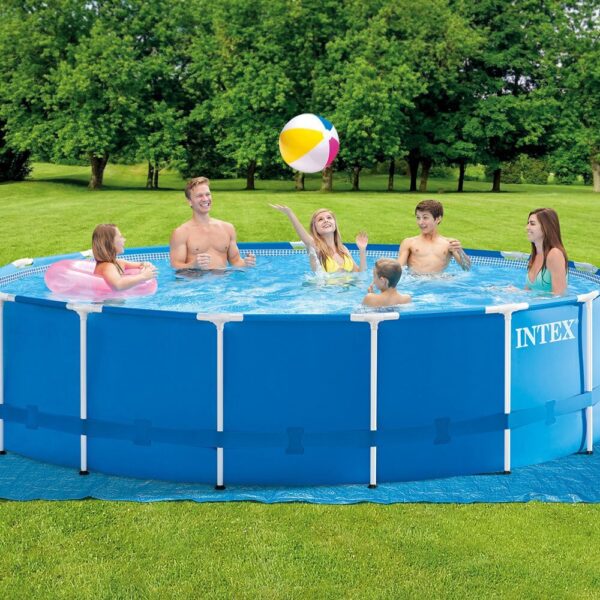 Piscine Metal Frame ronde 4,57 m