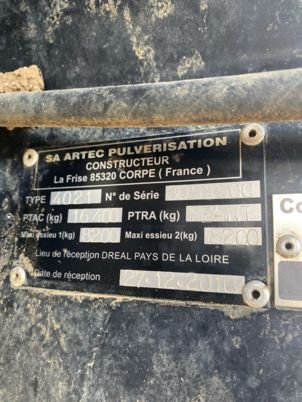 Pulvérisateur Automoteur Artec F40 – Rampe 45 m / Cuve 5 000 L